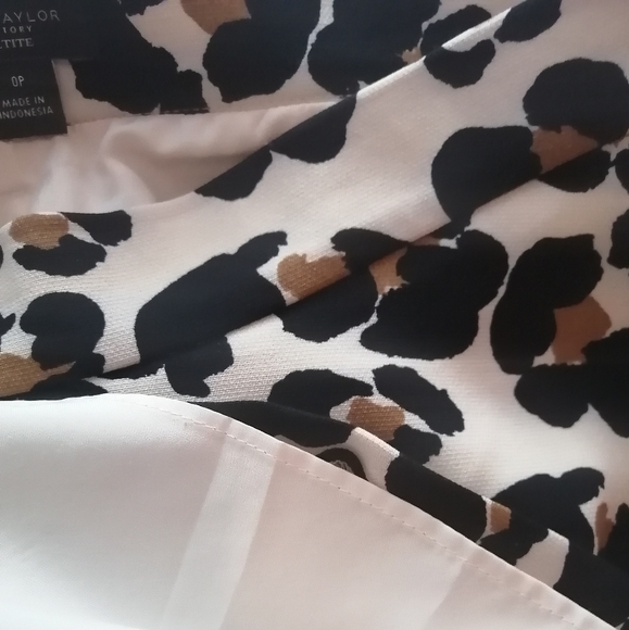 NWOT Ann Taylor Petite Cheetah Skirt (0P) 🐆🌴 - Picture 7 of 7